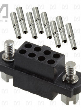 M80-4610842【CONN RCPT 8P CRIMP 24-28AWG GOLD】