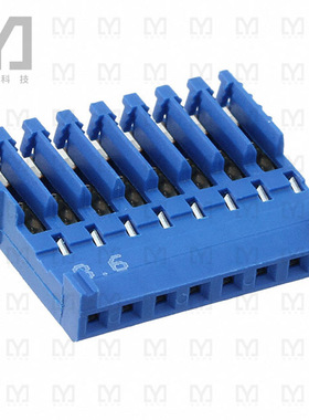 281786-8【CONN PLUG 8POS IDC 26-28AWG TIN】