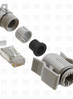 1689475【CONN MOD PLUG HSG RJ45 GRAY】