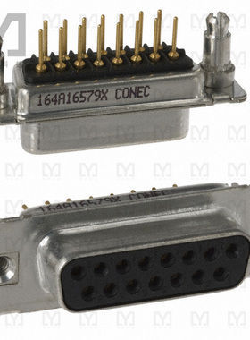 164A16579X【CONN D-SUB RCPT 15POS VERT SLDR】