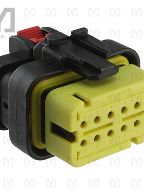 776437-3【CONN PLUG ASSY 12PS 14-18AWG YEL】