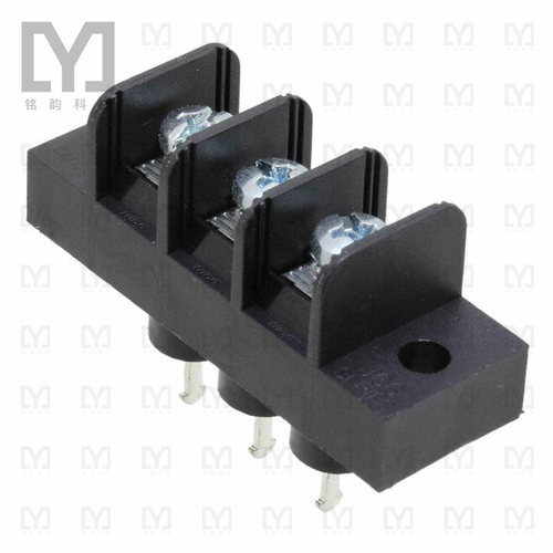 JC6-T307-03【CONN BARRIER STRIP 3CIRC 0.375'】