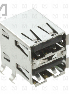 XM7A-0442A【CONN RCPT USB2.0 TYPEA STACK R/A】