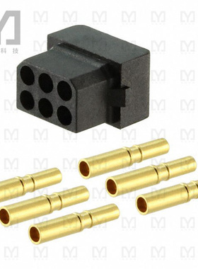 M80-8440645【CONN RCPT 6P CRIMP 24-28AWG GOLD】