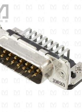 1-338169-2【CONN D-SUB PLUG 15POS R/A SOLDER】