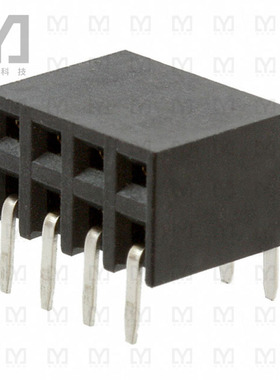 M20-7880442【CONN RCPT 8POS 0.1 GOLD PCB R/A】