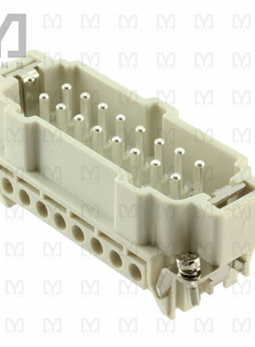 0936010273【16P + PE MALE INSERT 16A 500V/UL】