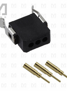 M80-8080305【CONN PLUG 3P CRIMP 24-28AWG GOLD】