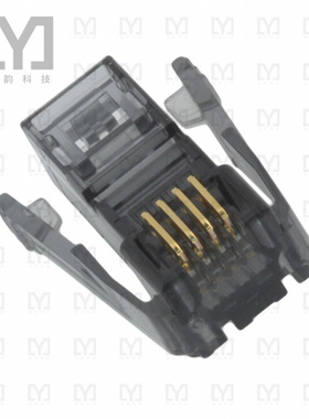 1-520424-1【CONN PLUG 4POS SDL 24-26AWG RND】
