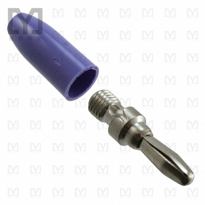 108-0312-001【CONN BANANA PLUG SLDRLESS VIOLET】