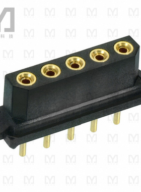M80-8970505【CONN RCPT 5POS 0.079 GOLD PCB】