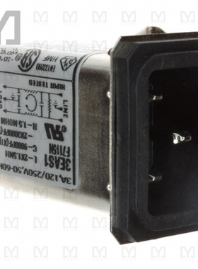 6609005-7【PWR ENT RCPT IEC320-C14 PANEL QC】