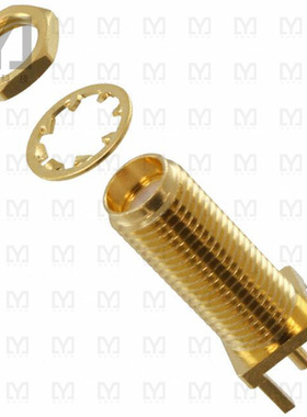 132291【CONN SMA JACK STR 50 OHM PCB】