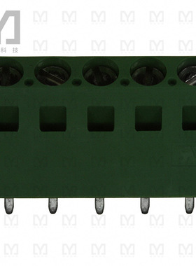 282847-5【TERM BLOCK 5POS 35DEG 5.08MM PCB】