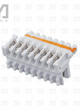 2-284932-8【CONN RCPT 8POS IDC 22-24AWG TIN】