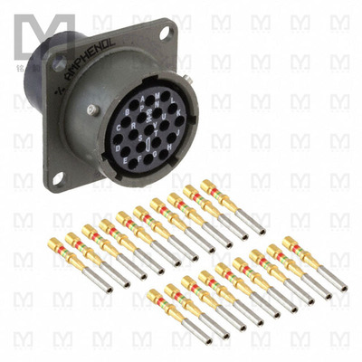 PT02SE-14-19S【CONN RCPT FMALE 19POS GOLD CRIMP】