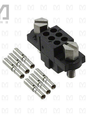 M80-4800642【CONN RCPT 6POS CRIMP 22AWG GOLD】