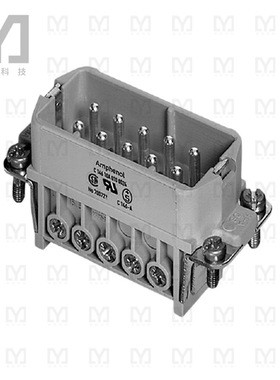 C146 10A010 002 4【INSERT MALE 10POS+1GND SCREW】