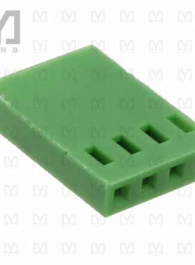 925366-4【CONN RCPT HSNG 4POS .100 GREEN】
