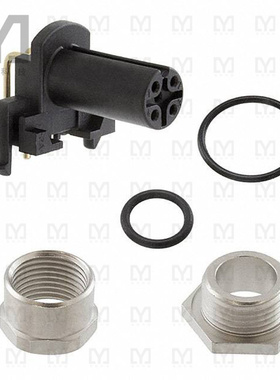 1694240【CONN RCPT FMALE 5POS GOLD SOLDER】