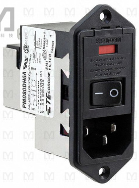 7-6609940-5【PWR ENT MOD RCPT IEC320-C14 PNL】