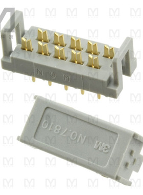 7810-0000PR【CONN DIP HDR IDC 10P VERT】