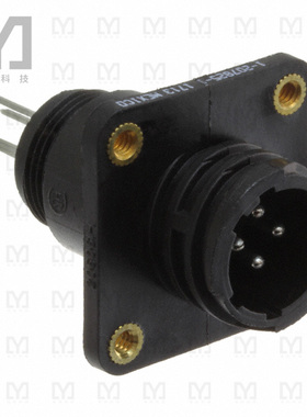 1-207825-1【CONN RCPT MALE 4POS TIN SOLDER】