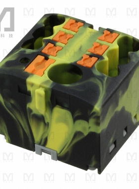 3273480【DISTRIBUTION BLOCK BLACK/YELLOW】