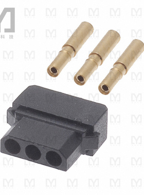 M80-8980305【CONN RCPT 3P CRIMP 24-28AWG GOLD】