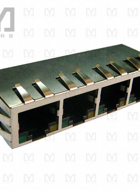 ARJ14A-MASD-A-B-EMU2【CONN MAGJACK 4PORT 100 BASE-T】