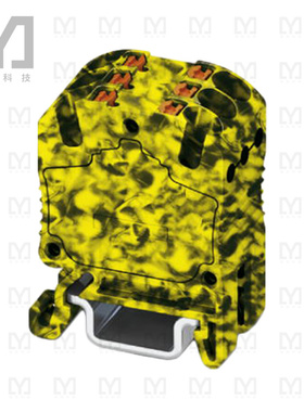 3002980【DISTRIBUTION BLOCK BLACK/YELLOW】