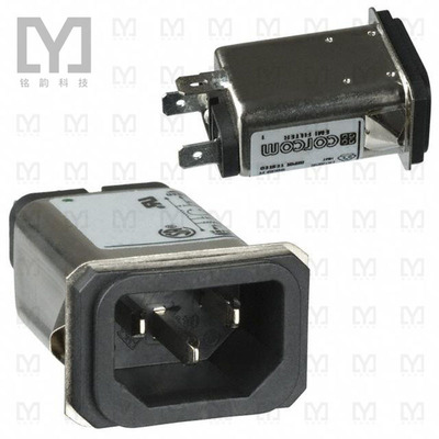 6609006-4【PWR ENT RCPT IEC320-C14 PANEL QC】