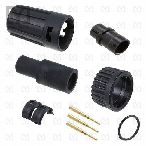 6280-3PG-513【CONN PLUG MALE 3POS GOLD CRIMP】