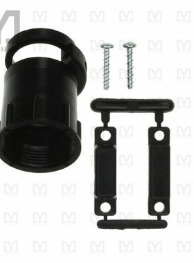 213902-2【CONN BACKSHELL W/CLAMP SZ 17 BLK】