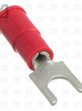 0191300009【CONN SPADE TERM 18-22AWG #6 RED】