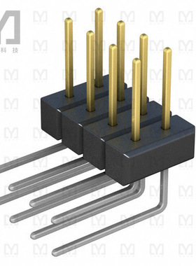 PBC04DBBN【CONN HEADER R/A 8POS 2.54MM】