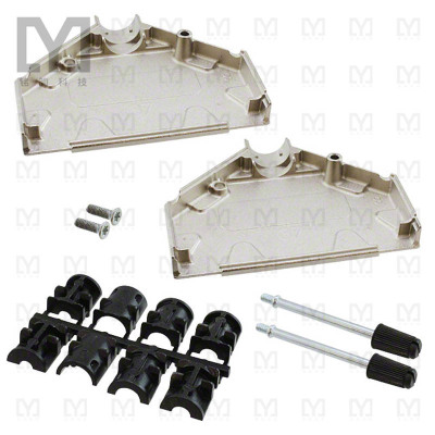 5-1478762-4【CONN BACKSHELL 37POS 180DEG SHLD】