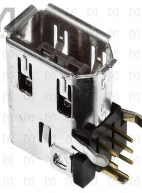 3E106-2230KV【CONN RCPT IEEE 1394 FIREWIRE R/A】