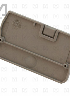 3030417【CONN TERM BLK END PLATE GRAY】