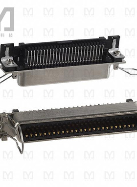 5555149-1【CONN RCPT 50POS R/A SOLDER】