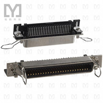 5555149-1【CONN RCPT 50POS R/A SOLDER】