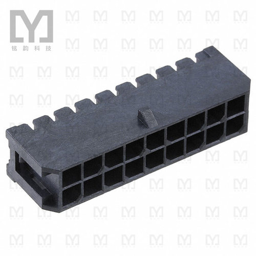 G881A18001TEU【CONN HEADER R/A 18POS 3MM】