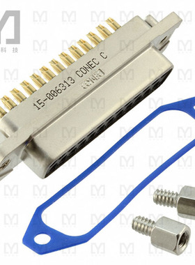 15-006313【CONN D-SUB RCPT 25POS PNL MNT】