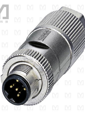 1413991【CONN PLUG MALE 5POS GOLD IDC】