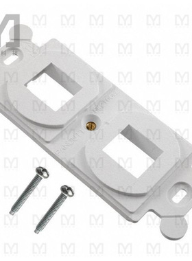 NK2106MFIW【MOD FRAME SNGL GANG 2PORT WHITE】