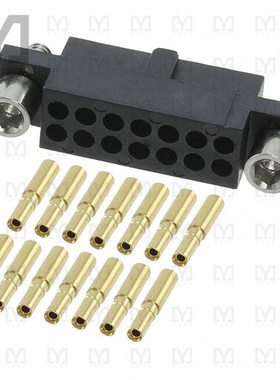 M80-4801405【CONN RCPT 14POS CRIMP 22AWG GOLD】