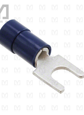 0191310016【CONN SPADE TERM 14-16AWG #8 BLU】