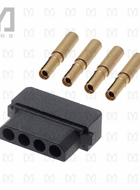 M80-8990405【CONN RCPT 4POS CRIMP 22AWG GOLD】