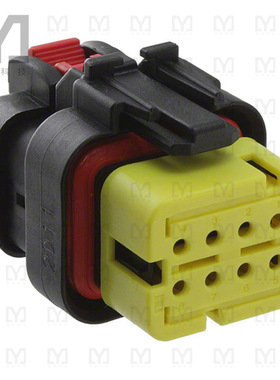 776532-3【CONN PLUG ASSY 8POS 18-20AWG YEL】