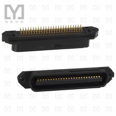 553444-4【CONN PLUG 50POS VERT PRESS-FIT】